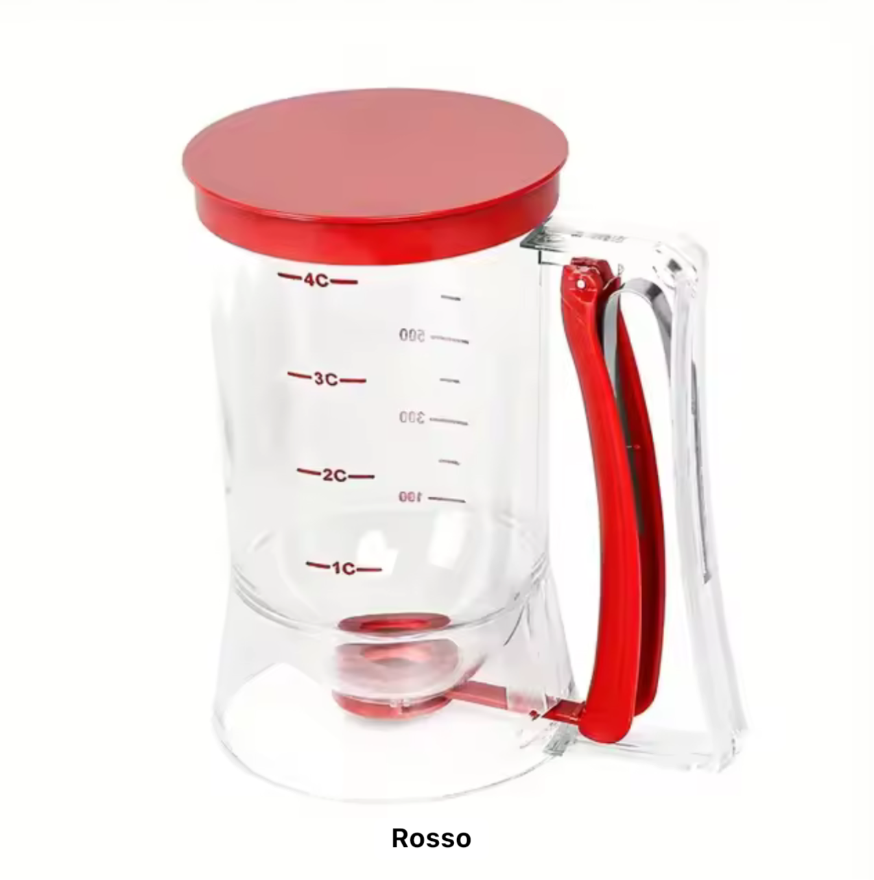 Brocca dosatore pastella Instatrendshop rosso