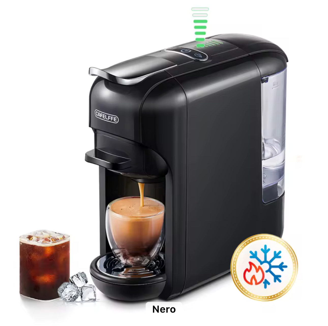 Macchina caffè 5 in 1 universale instatrendshop nero