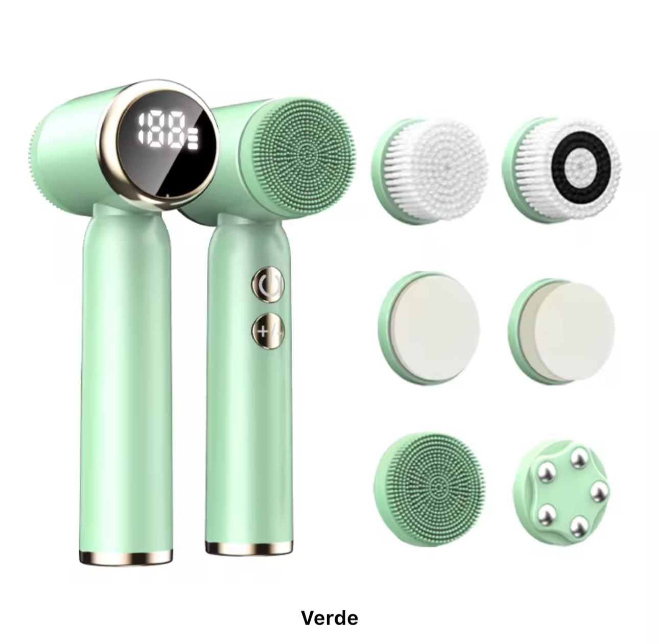 Spazzola per pulizia del viso portatile instatrendshop verde