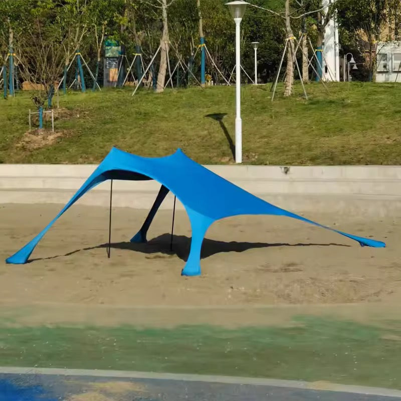 Ombrellone gazebo da spiaggia e campeggio portatile