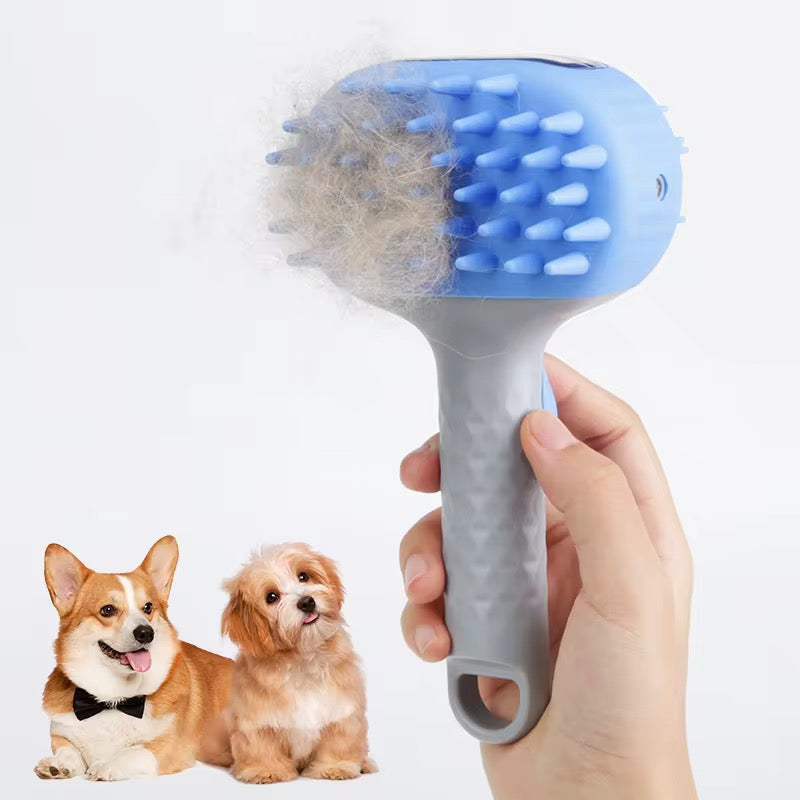 Spazzola doccia per cani e gatti con dosatore shampoo instatrendshop 