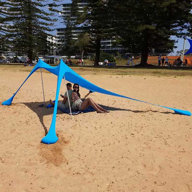 Ombrellone gazebo da spiaggia e campeggio portatile