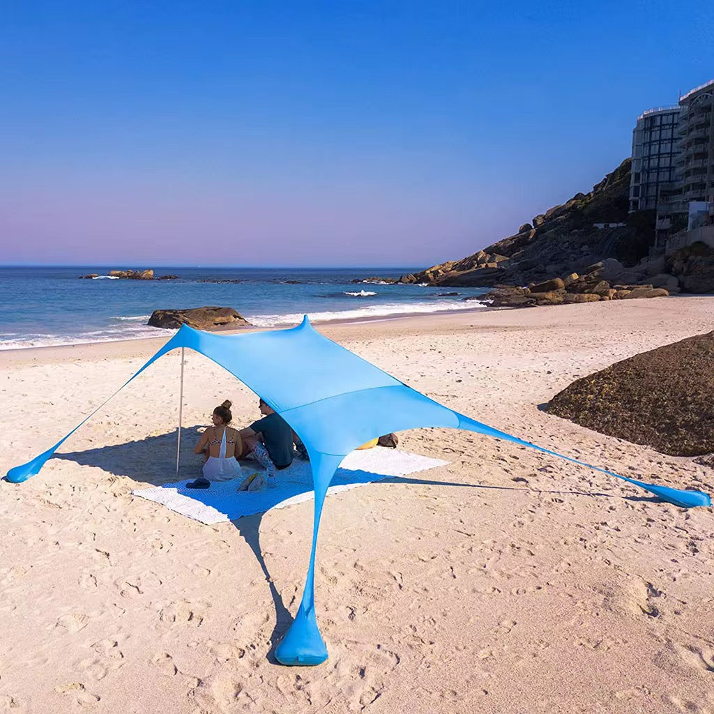 Ombrellone gazebo da spiaggia e campeggio portatile