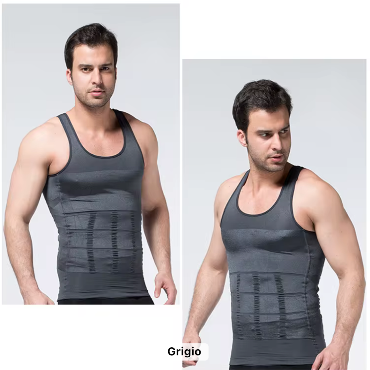 2 canottiere contenitive correttive uomo instatrendshop grigio 