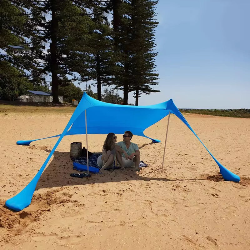 Ombrellone gazebo da spiaggia e campeggio portatile