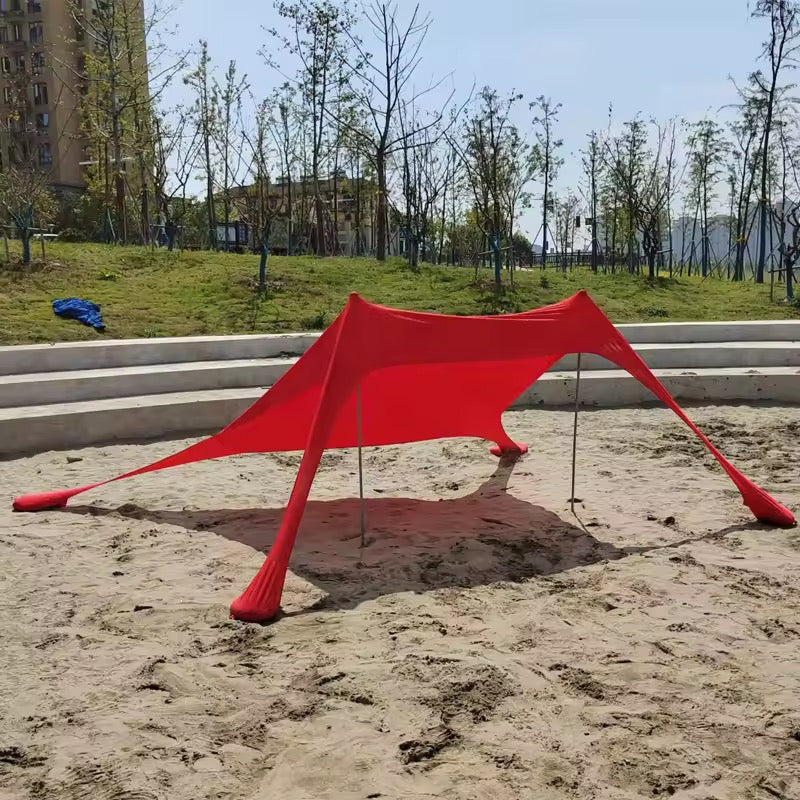 Ombrellone gazebo da spiaggia e campeggio portatile